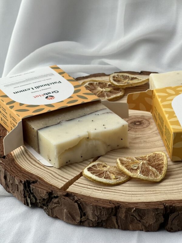 lemon natural handmade soap
