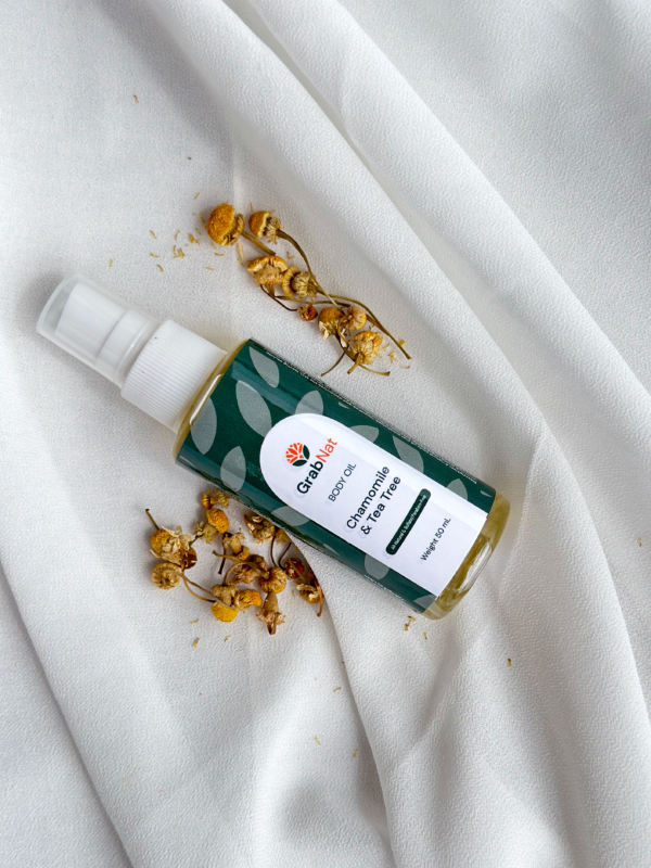 Chamomile and Tea Tree Body Oil 50ml - Image 3