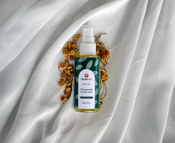 Chamomile and Tea Tree Body Oil 50ml - Image 5