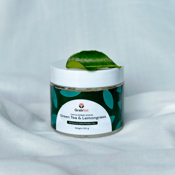 Lemongrass & Green Tea Natural Exfoliating Body Scrub  150 Gram - Image 2