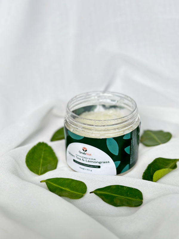 Grabnat Exfoliating Body Scrub - Green Tea and Lemongrass