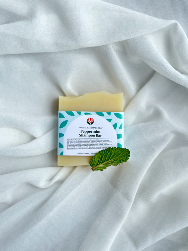 Peppermint Shampoo Bar - All-Natural, Handmade, Cold-Processed Invigorating