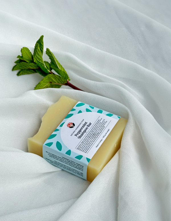 Peppermint Shampoo Bar - All-Natural, Handmade, Cold-Processed Invigorating - Image 4