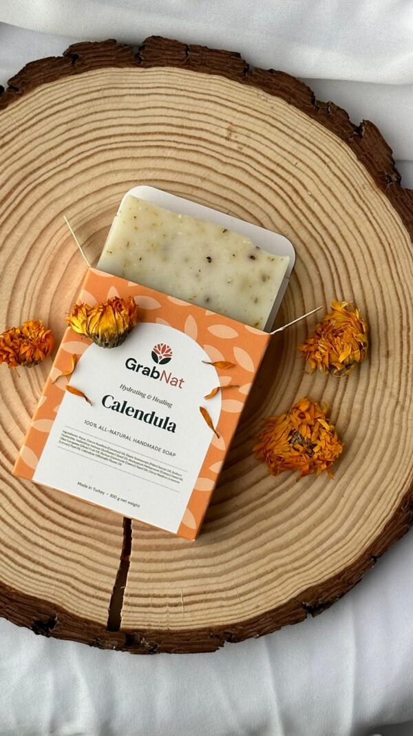 GrabNat Calendula Oil Handmade Soap