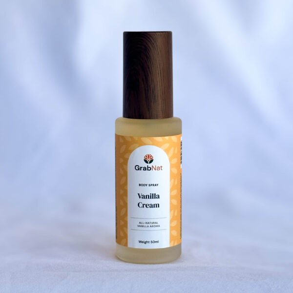 GrabNat Vanilla Cream Body Spray